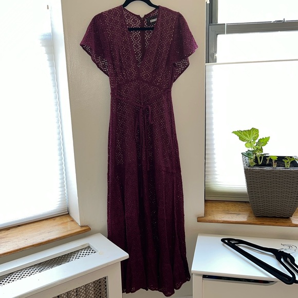 Reformation Dresses & Skirts - Reformation Purple Lace Maxi Dress 2